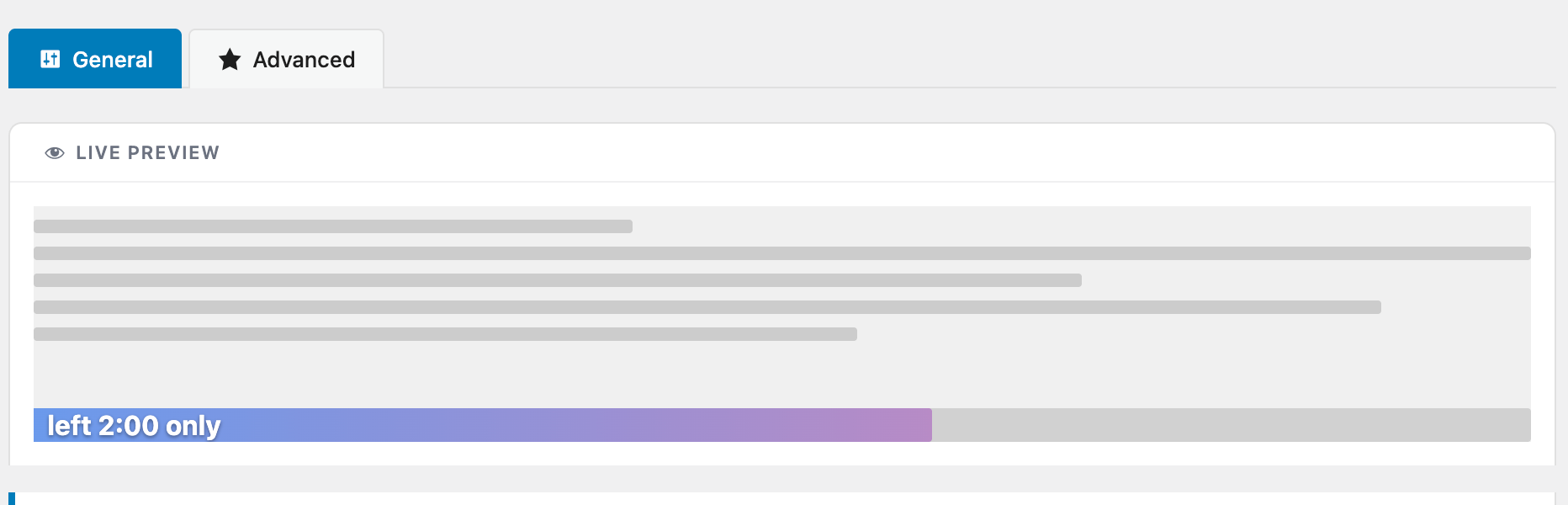 Barre ReadNinja avec un badge de temps restant
